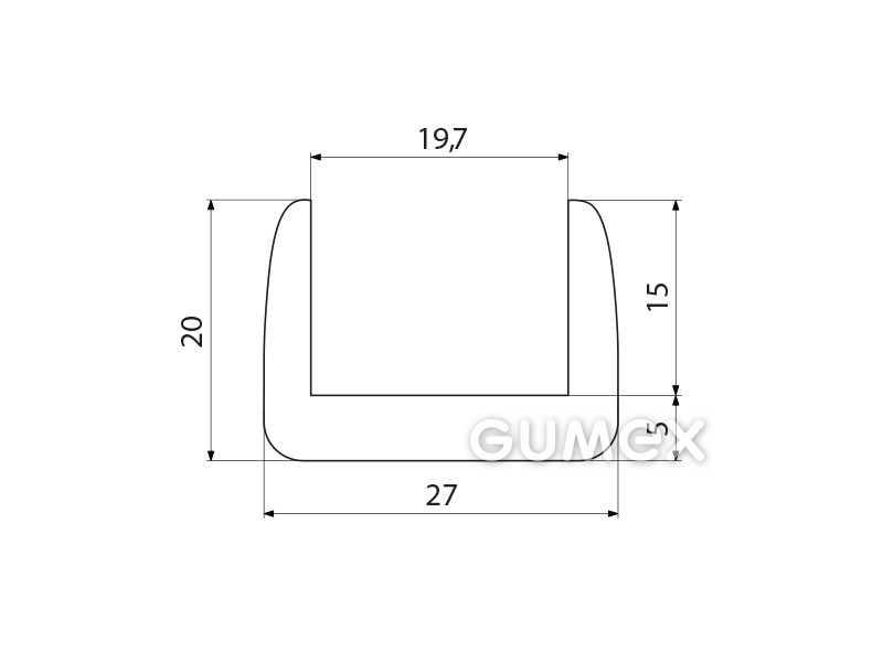 SILIKONPROFILE U-FORM